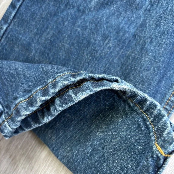 Polo Jeans Ralph Lauren VTG Men's Cotton Denim Blue Jeans Flag Banner 36x32 - Picture 13 of 13